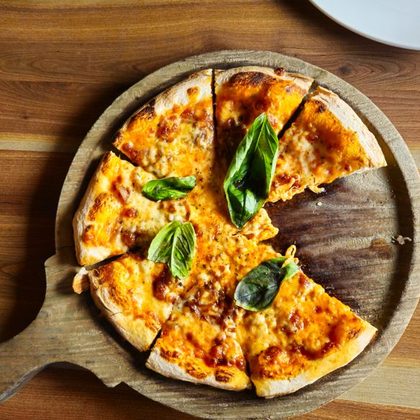 La pizza Girasole, quella della casa